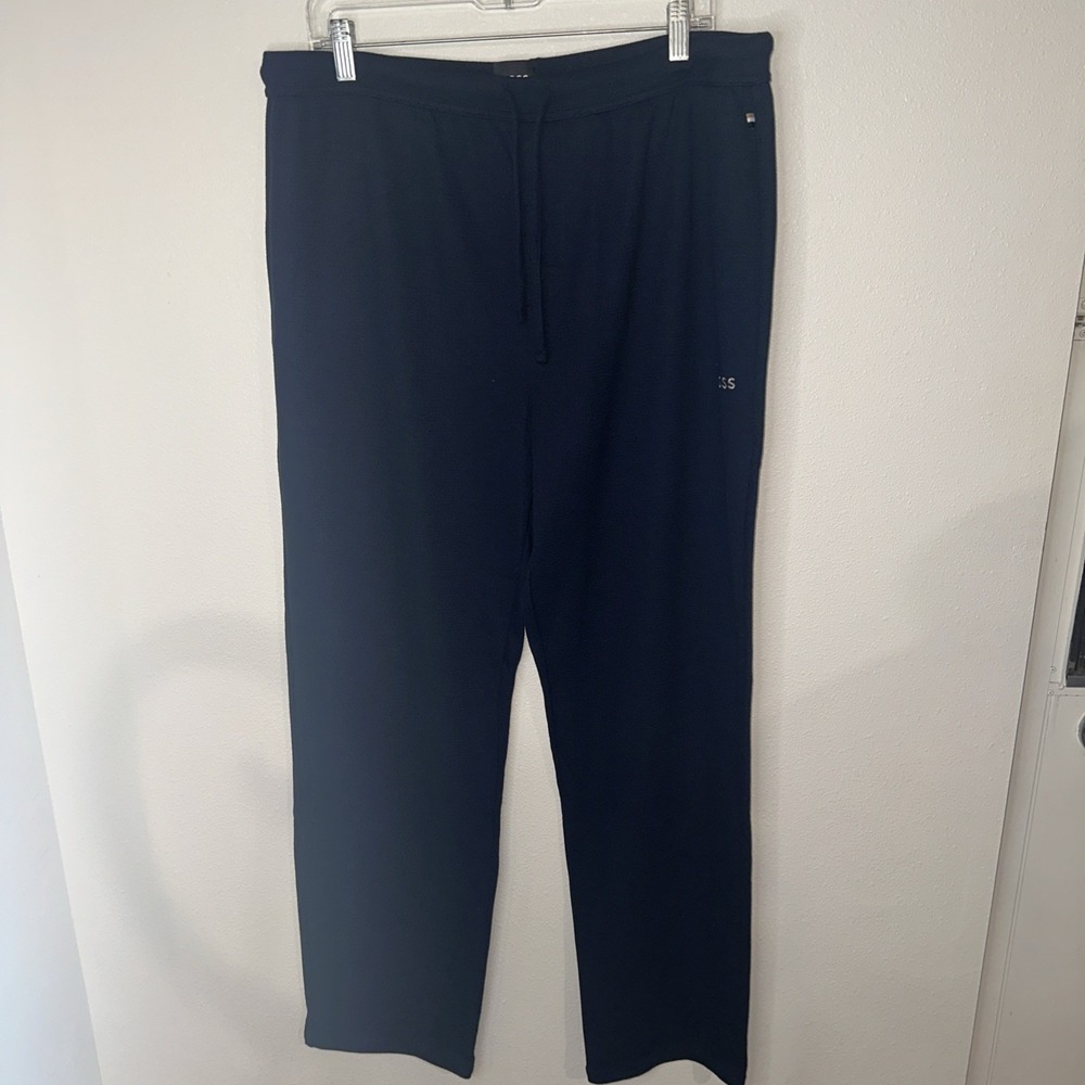 Hugo Boss Mens Joggers Pijamas Navy Straight Leg Size Xl